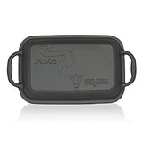 BBQ-Toro Molde para Pan | 2 en 1 - Olla + Sartén Rectangular de Hierro Fundido para Horno | 4,5 litros