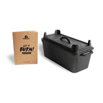 BURNHARD Molde para Pan de Hierro Fundido con Tapa - 3,5 l