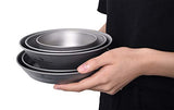 Cuenco y Plato de Titanio para Acampar al Aire Libre Utensilios de Cocina con Bolsa de Transporte