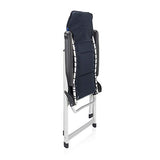 Campart Travel CH-0592 Silla de Camping, Acolchada, Cordón Elástico, Azul Marino