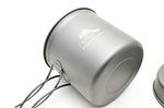 TOAKS Titanium 1100ml Pot with Pan by TOAKS