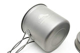 TOAKS Titanium 1100ml Pot with Pan by TOAKS