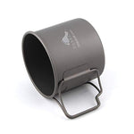 TOAKS Taza/Olla Portátil Ultraligera de Titanio para Acampar (375ml con Tapa[CUP-375-C])