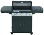 CAMPINGAZ 3 Series LS Plus Dual Gas Barbacoa Gas, BBQ con 2 Parrillas, 3 quemadores de Acero Inoxidable y 1 Lado