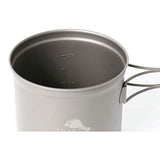 Batería de cocina de Toaks para camping, senderismo, pícnic y exteriores, juego con sopera, cazuela y sartén, 1100ml