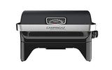 Campingaz Barbacoa de gas Attitude2go R, barbacoa de mesa con poco humo, barbacoa de balcón portátil, barbacoa de camping, con tapa, termómetro y parrilla de hierro fundido