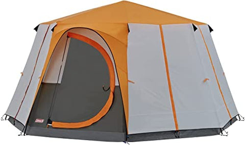 Octógono Coleman con Grandes ventanales, con Vista panorámica de 360°, Robusta construcción de Postes de Acero, Lona Impermeable Totalmente integrada, fácil de Montar, 100% Impermeable.