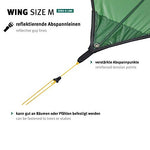 Wechsel Tents Wing M - Toldo para Tienda de campaña, protección contra la Intemperie, para Hamaca, Zero-G, Color Verde