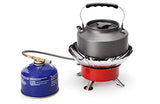 BrilliantDay Hornillo Camping Estufa a Gas Portátil de Camping Estufa de Gas hornillo de Plegable a Prueba de Viento Cocinar Al Aire Libre para Cocina de Camping(con Encendedor Piezo, 2800W)