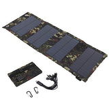 Placa Solar portátil plegable de 20W Salida USB de silicio monocristalino IP65 a prueba de agua