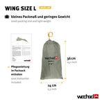 Wechsel Tents Wing L - Toldo para Tienda Refugio de Campaña, Proteccion Impermeable Resistente a la Lluvia, 385 x 410 x 280 cm (Travel Line)