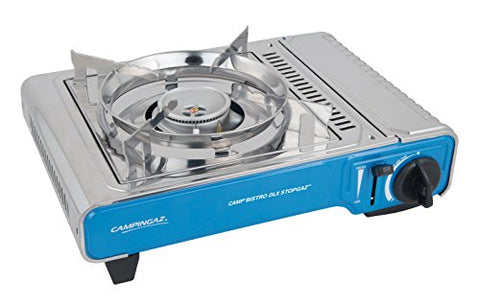 CAMPINGAZ Camp 'Bistro DLX Stopgaz – Hornillo eléctrica, Azul, XL