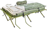 Semptec Urban Survival Technology Cama de Camping: Tienda Doble 4en1, Cama de Campamento, 2 Sacos de Dormir de Invierno, Colchón, Proteccion Solar (Cama de Campamento con Tienda)