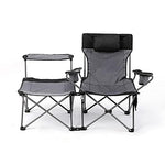Richolyn Silla Doble Camping Plegable Doble Camping Silla Plegable al Aire Libre Silla Plegable Silla Plegable Silla de Camping Silla de Moda Silla de Camping Silla Camping Fácil para la Pesca