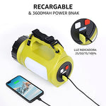 LE Linterna de Cámping Recargable 1000 Lúmenes