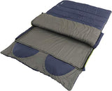 Outwell Contour Saco de Dormir, Unisex Adulto, Azul, 220 x 145