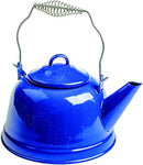 OZtrail Tetera Enamel 2.5, hervidor esmaltado, Tea Pot, Kettle, 21x16cm + Mango, 800gr, Acero 0.4mm