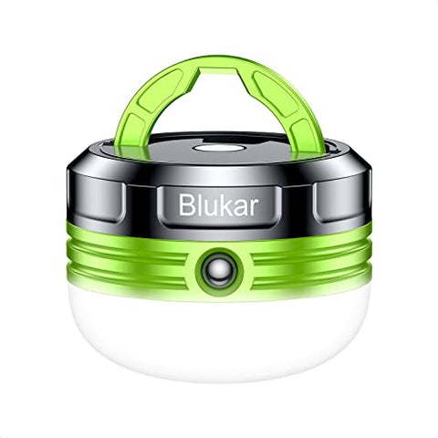 Blukar Lámpara Camping, Linterna Camping Portátil , Linterna de Camping LED con 3 Modos de lluminación y Super Imán para Camping, Senderismo, Pesca (con 3 Pilas AA)