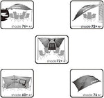 Kingcamp Twining Sun Shelter Auto Canopy Camper Trailer Tout Techos Techo para la Playa, SUV, MPV, Hatchback, Minivan, Sedán, Camping, Aire Libre, Anti-UV Tiendas, Portátil
