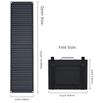 Kit Placas Solares Portátil Plegable (100 W) Monocristalino (Alta Eficiencia) Para Cargar Baterías Portátiles Autocaravanas Caravanas
