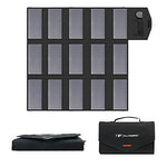 Placa Solar de 100W ,Plegable y Portátil (USB Dual de 5V+Salida 18V CC)