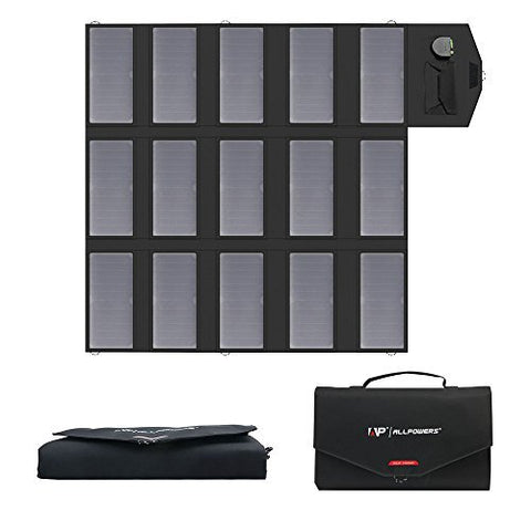 Placa Solar de 100W ,Plegable y Portátil (USB Dual de 5V+Salida 18V CC)