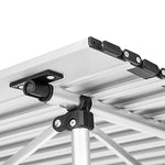 TecTake Mesa Plegable de Aluminio portátil Camping terraza jardín Mesa Multifuncional - Varios Modelos - (No. 401169: 70 x 70 x 70 cm)