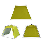 Lumaland x Where Tomorrow Pared Lateral Adicional para Gazebo de Camping - Carpa de jardín – Cenador para Patio – Ideal para Acampada/Festival – Instalación Fácil – Verde