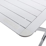 Mesa de camping Campart Travel TA-0802 – 110 x 70 cm – Tablero enrollable