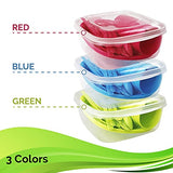 Vajilla Camping 4 Personas -Picnic Set - Vajilla Camping con Cubiertos Camping - Camping Accesorios 4 Personas - Platos y Cubiertos Camping - Vajilla para Camping (Verde)