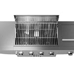 Teka Gourmet 4100G - Barbacoa de Gas, Barbacoa Exterior 5 Quemadores, Barbacoa Portátil con Ruedas, Color Acero Inoxidable