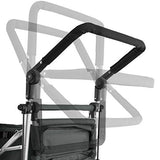 tectake 800800 Carrito de Mano Plegable, Carro de Transporte para Jardín, Carro de Carga para Excursiones (Gris)
