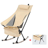 Silla Mecedora de Camping (Doble Uso), ANEWSIR sofá Mecedora Plegable, Patas Desmontables, Silla de Camping Ligera y Plegable, cargable hasta 150 kg.