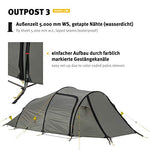 Wechsel tents Outpost 3 - Travel Line - Tienda de campaña para 3 personas, color marrón