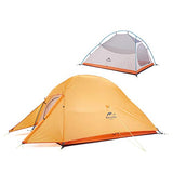 Naturehike Cloud-up 2 Tienda de Campaña Ultraligera para 2 Personas - Tienda Impermeable de Doble Capa para Trekking, 4 Estaciones(Naranja)