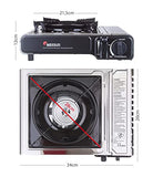 Maxsun - Hornillo de gas (acero inoxidable)