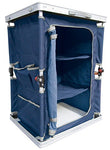 Ferrino 61789 Mueble Armario Plegable de Camping, Azul