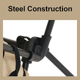 Silla Mecedora de Camping (Doble Uso), ANEWSIR sofá Mecedora Plegable, Patas Desmontables, Silla de Camping Ligera y Plegable, cargable hasta 150 kg.
