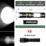 REHKITTZ Linterna LED Recargable Alta Potencia Militar