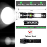 REHKITTZ Linterna LED Recargable Alta Potencia Militar