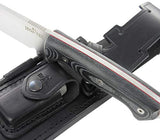 JEO-TEC Nº39 - Nuevo CELTIBERO - Cuchillo Supervivencia Caza Monte bushcraft Camping Outdoor Campo - Funda de Piel con pedernal y Piedra afilar incluidos - Acero MOVA 58 - Fabricado en España