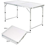 Casaria Mesa Maleta 4 Taburetes 120cm