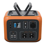 Estación de Energia PowerOak Bluetti AC50S 500Wh con Inversor de 300W y Salidas AC/DC/USB, Generador Electrico Solar Power Station con Batería de Litio para Camping y Autocaravana