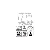 Reimo Tent Technology Trapez 932993796 - Tienda de campaña trasera (sin varillas)