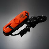 Pedernal Tactical Survival Naranja con rasgador | Camping, Supervivencia, Encendedor, Firestarter Magnesium Orange 33913
