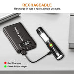 REHKITTZ Linterna LED Recargable Alta Potencia Militar