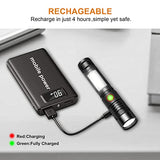 REHKITTZ Linterna LED Recargable Alta Potencia Militar