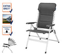Set Luxe Camping – Grande Table de Camping en Aluminium avec Confort Chaises léger & Pliable – Facile à Ranger.