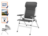 Set Luxe Camping – Grande Table de Camping en Aluminium avec Confort Chaises léger & Pliable – Facile à Ranger.