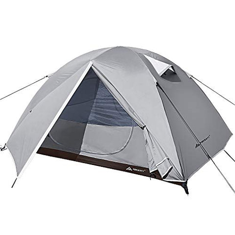 Forceatt Tienda De Campaña 3 Personas, con 100% A Prueba De UV/Viento/Impermeable, Tienda de Techo de Doble Capa Portátil Ultraligera, para Trekking, Camping, Playa, Aventura Etc